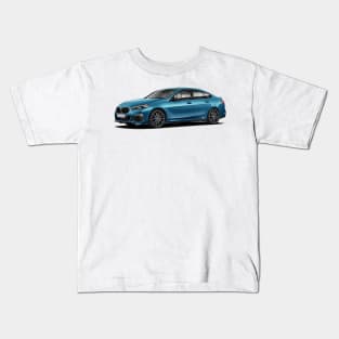 BMW 2 Series Gran Coupe Seaside Blue Metallic Kids T-Shirt